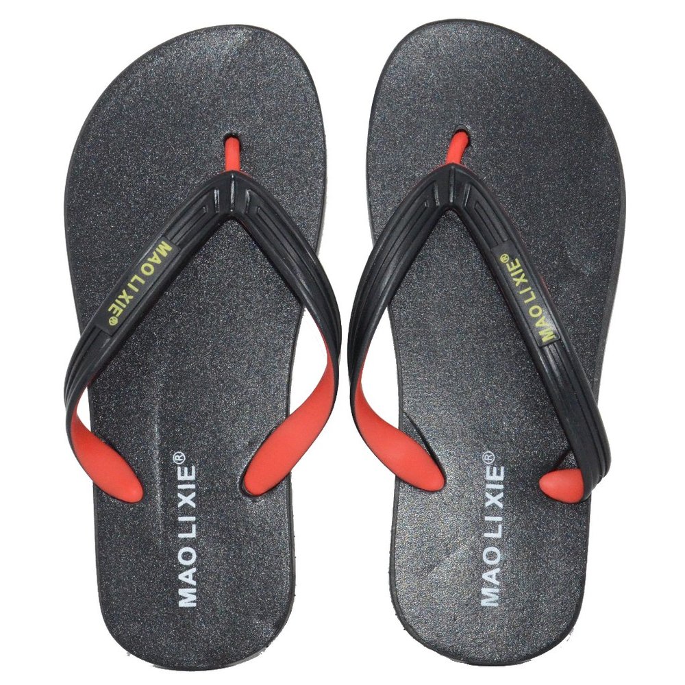 MAO LI XIE Men's Summer Beach Flip Flops Slippers PVC Comfort Thongs Sandals
